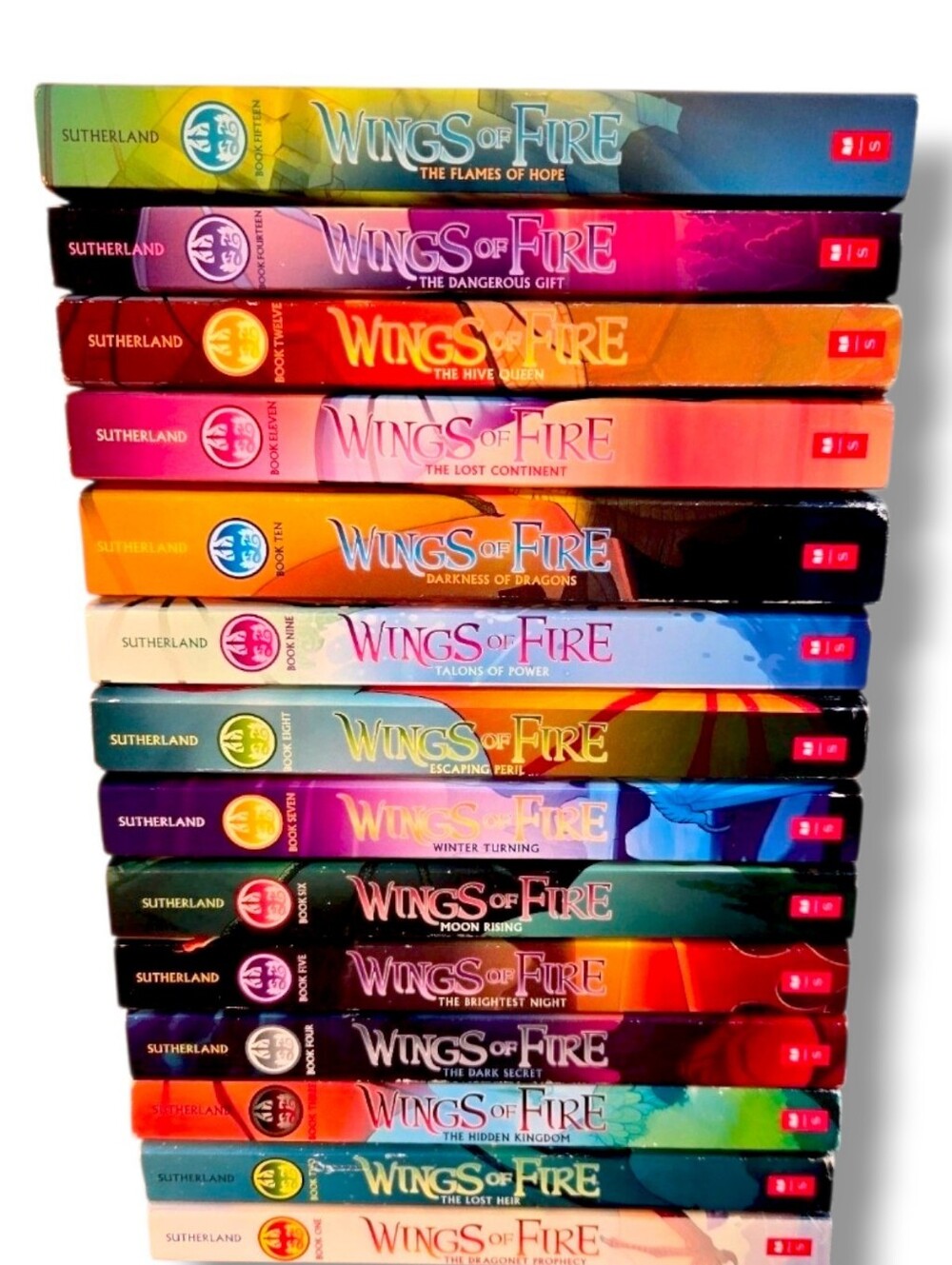 Wings of Fire Books 1–15 Set (Missing #13) Dragons Fantasy Series Paperbacks
